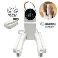 Secador Eléctrico para Zapatos Portátil Plegable Desinfección UV Elimina Olor y Bacterias