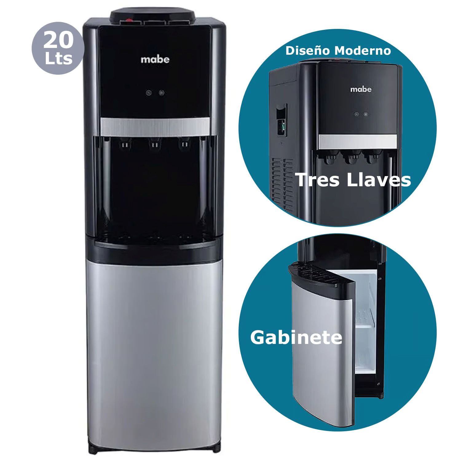 Dispensador MABE MXCF05PFS  de agua 20lt