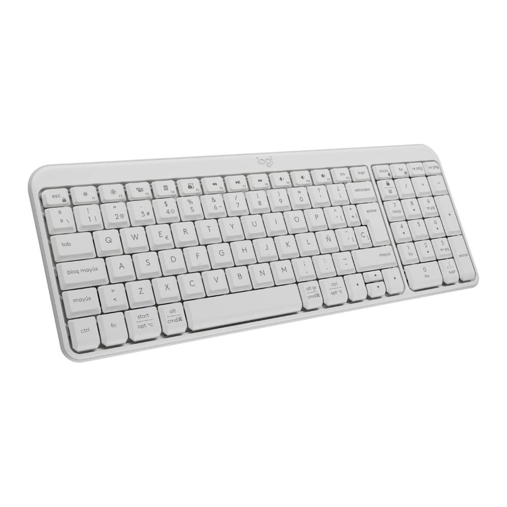 Teclado Logitech K250 Bluetooth Wireless Español - Blanco
