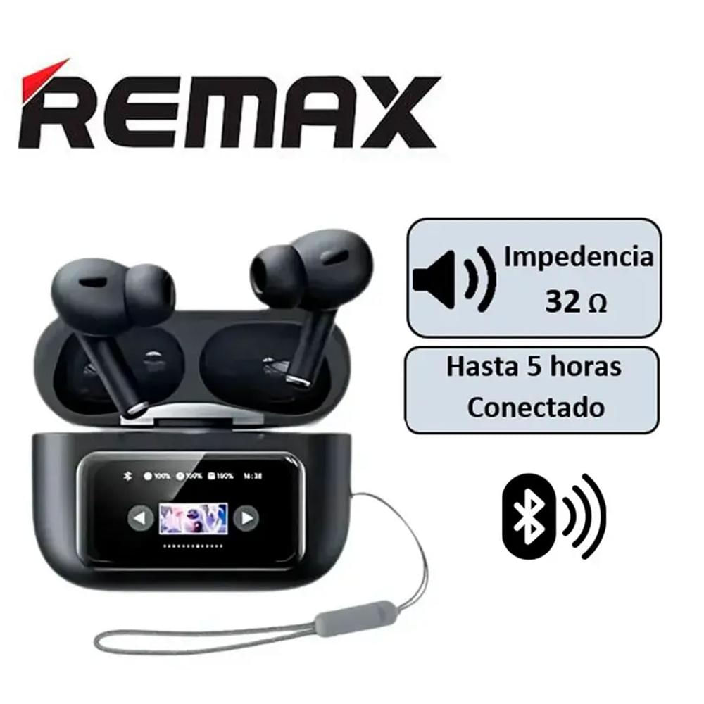 AUDIFONOS REMAX W30N TWS ANC  PANTALLA NEGRO