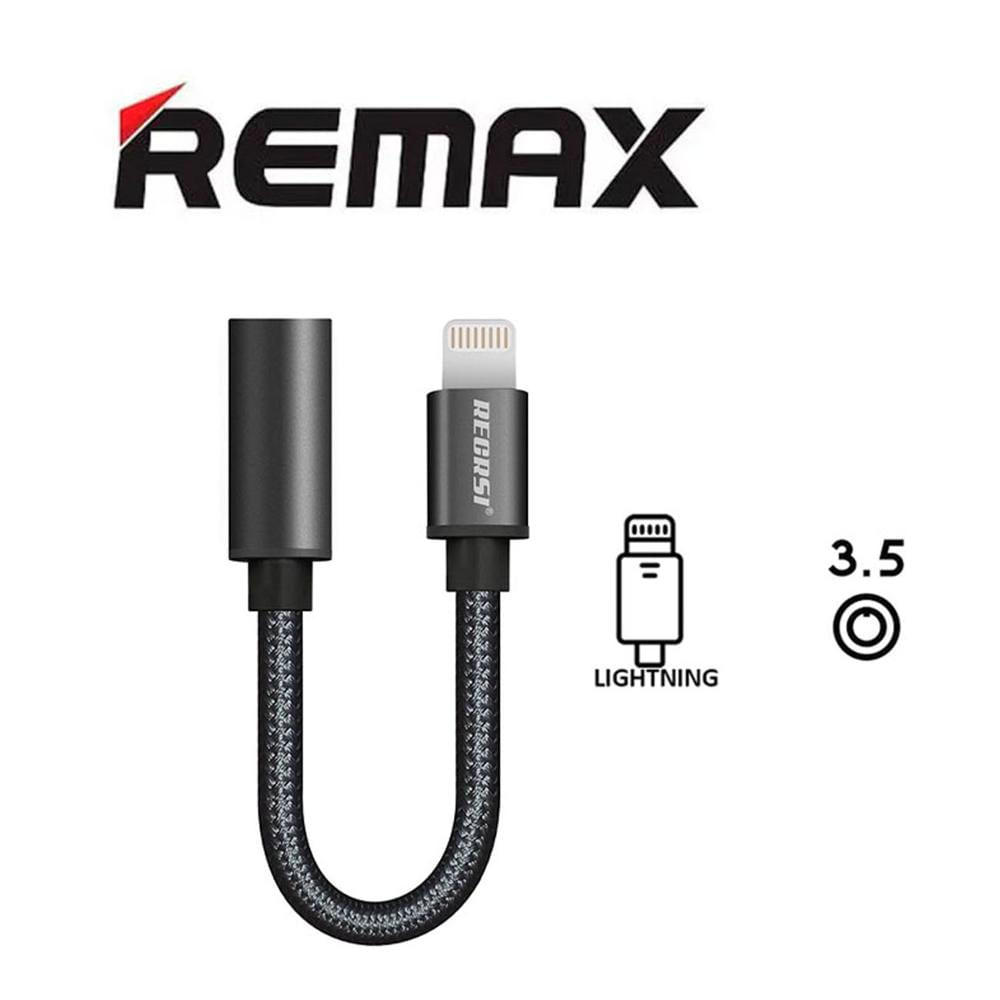 ADAPTADOR REMAX LIGHTNING A 3.5MM JACK HEMBRA