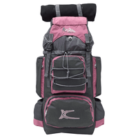 Mochila Campera Kengar Modelo N.3 Plomo - Fresa