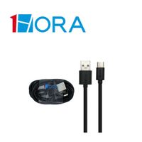 CABLE 1HORA CAB244 USB A A TIPO C 2.1A NEGRO