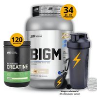 Ganador de masa Big M de 2kg Galleta - Creatina Optimum Nutrition de 600gr -regalos