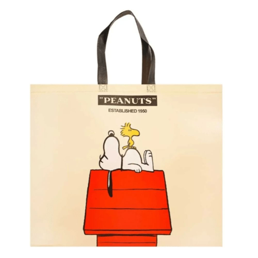 Bolsa Reutilizable Snoopy Peanuts Rojo 39 x 44 x 18 cm