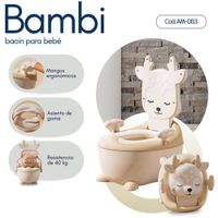 Bacin Para Bebé «BAMBI» De Lujo Beige