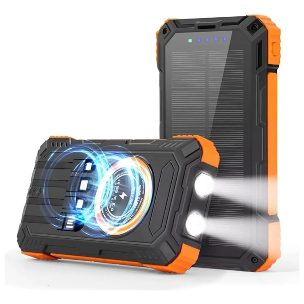 Cargador Solar Powerbank 40000mah Carga Rápida 22.5w