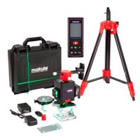 Nivel laser 12 lineas + medidor laser 100m Makute LL2212-MKLDM10021