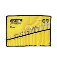 SET 14 LLAVES MIXTA ACERO SATINADO 6-24MM UYUSTOOLS