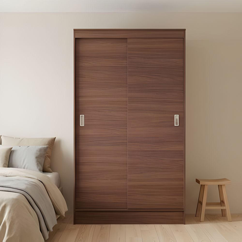 Ropero Yui 2 puertas corredizas Marrón | Masiva Home