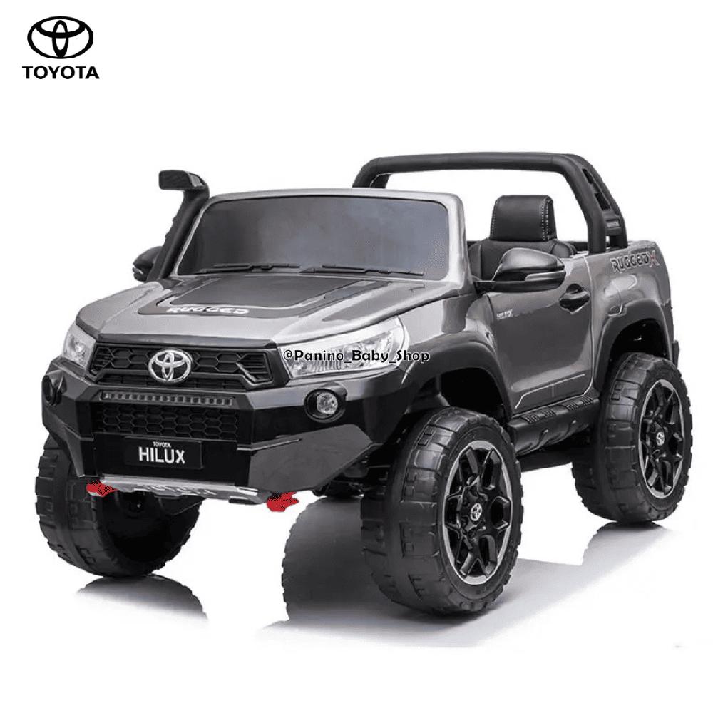Carro a Batería Toyota Hilux para Niños -RUGGED X- Gris RUGGEDX-001