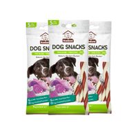 SNACK PARA PERRO HOWBONE LECHE DE CABRA Y CAMOTE PACK X3