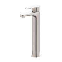 Mezcladora Monocomando de Lavatorio Alta Eco Acero Inoxidable Trebol