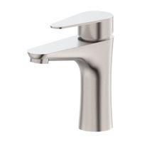 Mezcladora Monocomando de Lavatorio Monocomando Baja Eco Acero Inoxidable Trebol