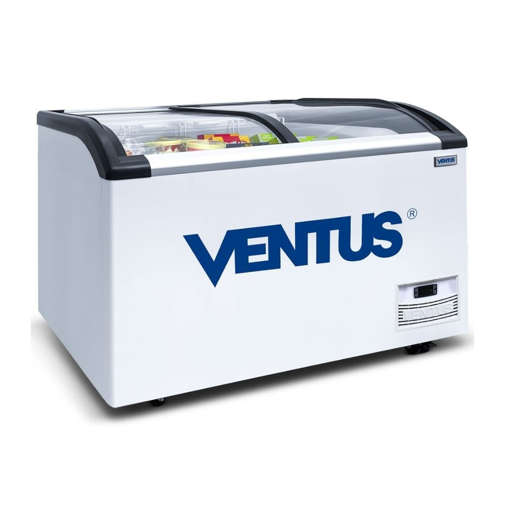 Congeladora Ventus Ctv-620Q Pro 620L Acero Blanco