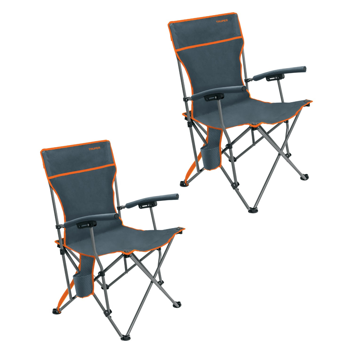 Silla Plegable para Playa y Camping 2 Unidades Truper 61025-2