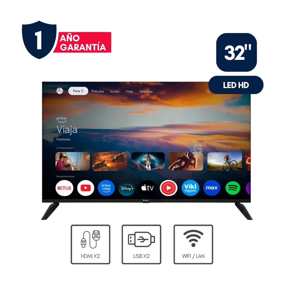 Televisor  Google TV LED HD 32 MS32-E2000GBT