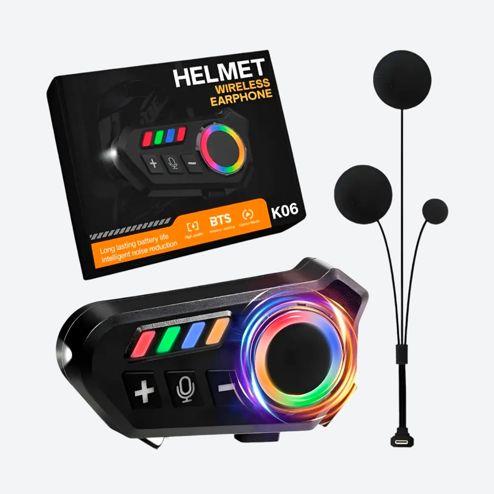 Audífono para Casco Moto con Micrófono K06A