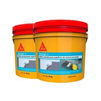 Pack 2 Sellador impermeable antisalitre SikaTop-1 Gris 4Kg