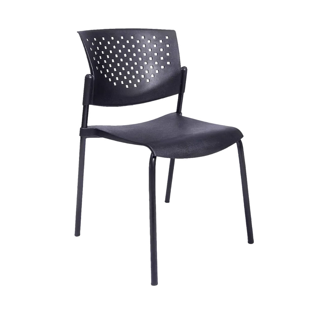 Silla De Oficina Fija Movie Estructura Negro Negro Ofideas