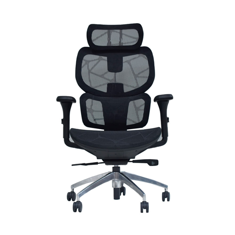 Silla Ergonómica Reclinable En Malla Sam Presidente Negro Ofideas