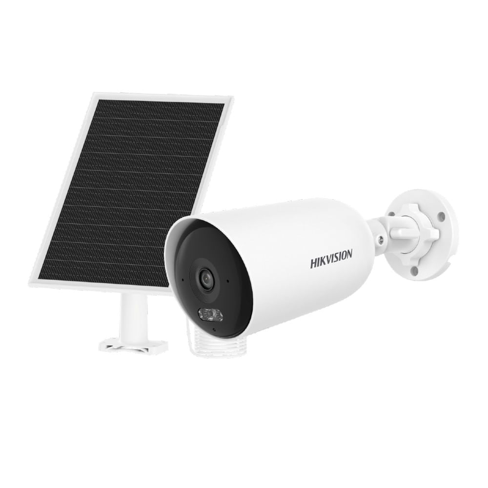 Cámara Hikvision DS-2CFS04/4G, Solar, 4MP, Bateria 9000mAh, Blanco