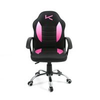 Silla Gamer para Niños Rosada Kuzler TARN-101R Ergonómica y Resistente