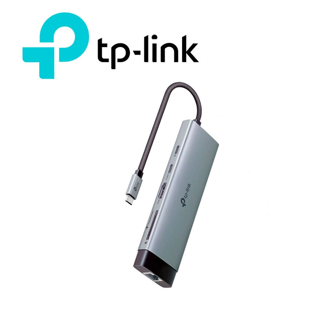 HUB TP-LINK UH9120C 9 EN 1 PUERTOS USB-C USB-A HDMI SD RJ45