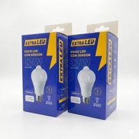 Pack x2 Foco LED Sensor de Movimiento 12W E27 C  Radar Extraled