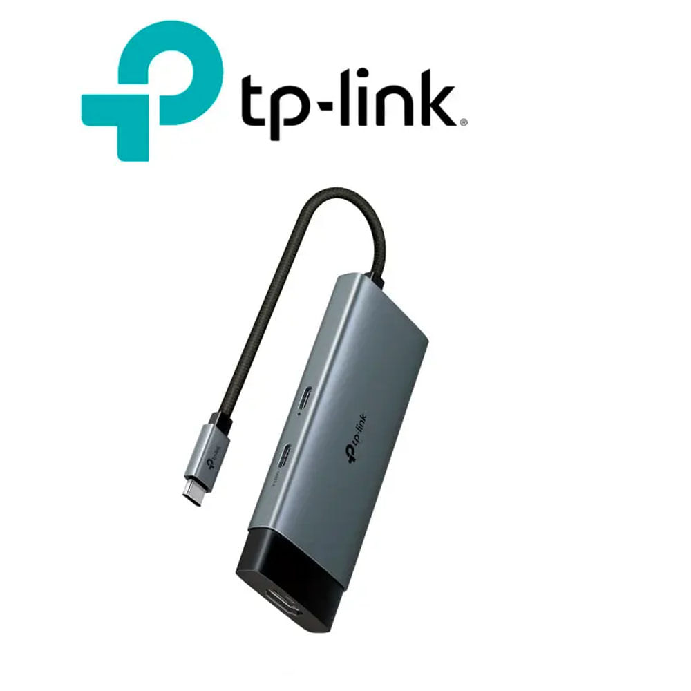 HUB TP-LINK UH5020C 5 EN 1 USB-C USB-A HDMI 4K CABLE TIPO C NEGRO