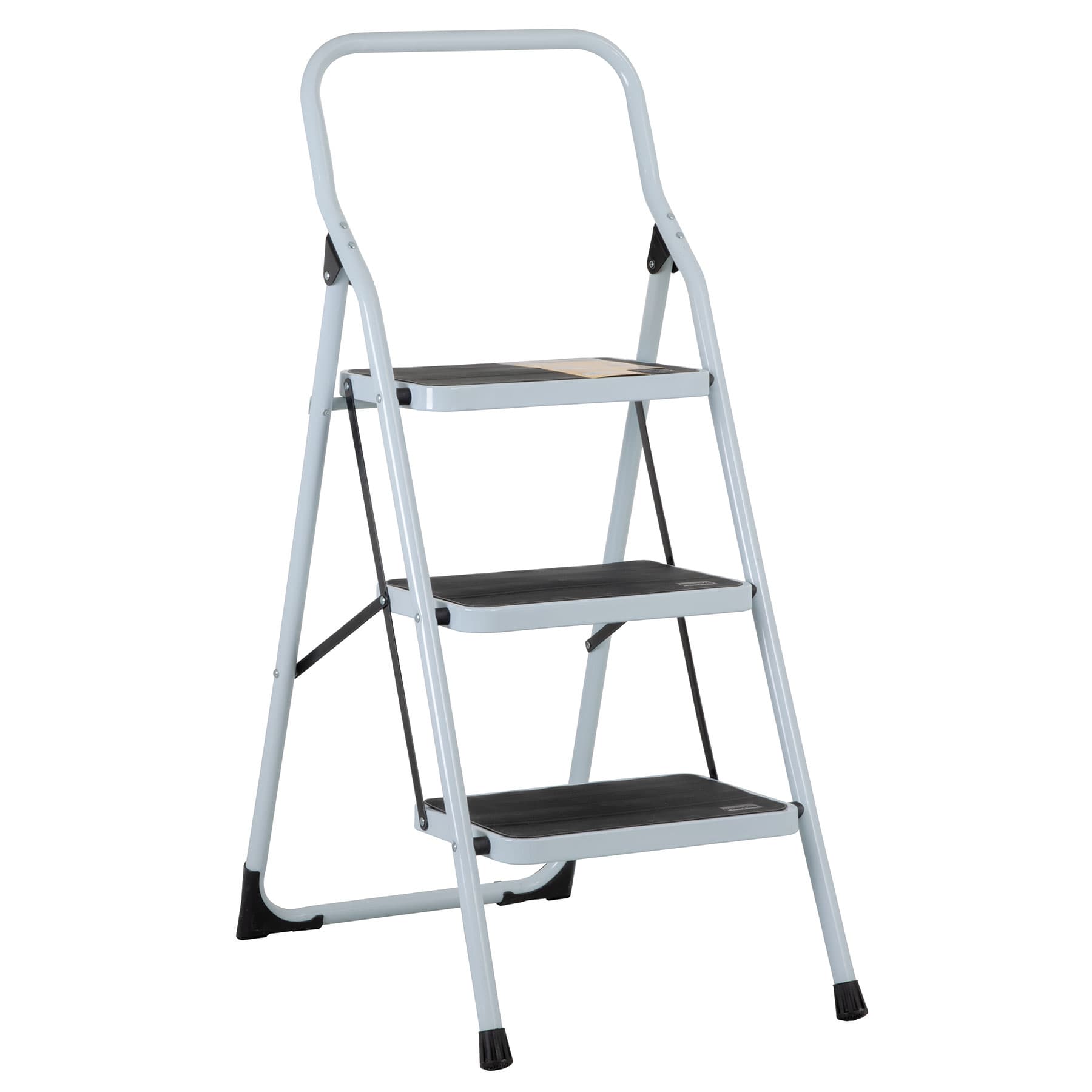 Escalera Tubular Plegable 3 Peldaños Pretul 24120