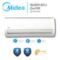 Aire Acondicionado Midea 18000 BTU Split Pared On Off
