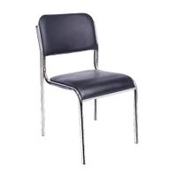 Silla de Visita Fija Loft Negro Ofideas