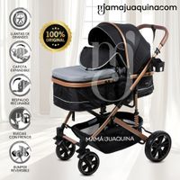 Coche Cuna Moisés de Lujo INFINITIVE GOLD Gris