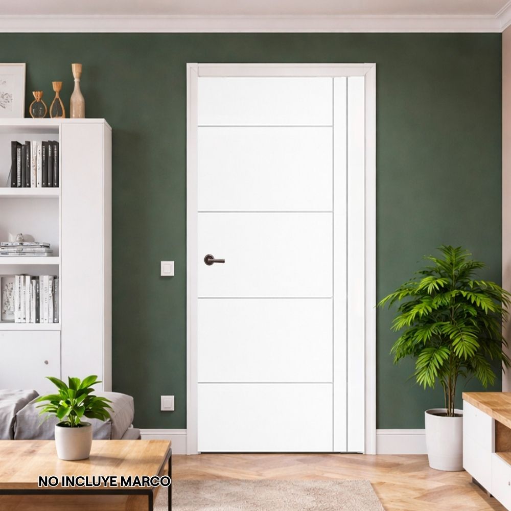 Puerta HDF Nazca Prepintado 40x700x2070mm Pama