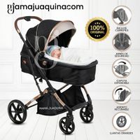 Coche Cuna Moisés de Lujo SATURNO ULTRA Beige