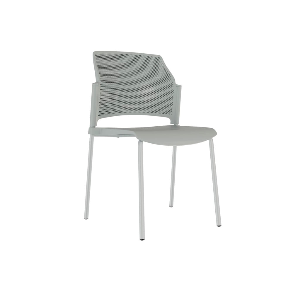 Silla De Oficina Fija Interlocutora Zyle Gris Ofideas