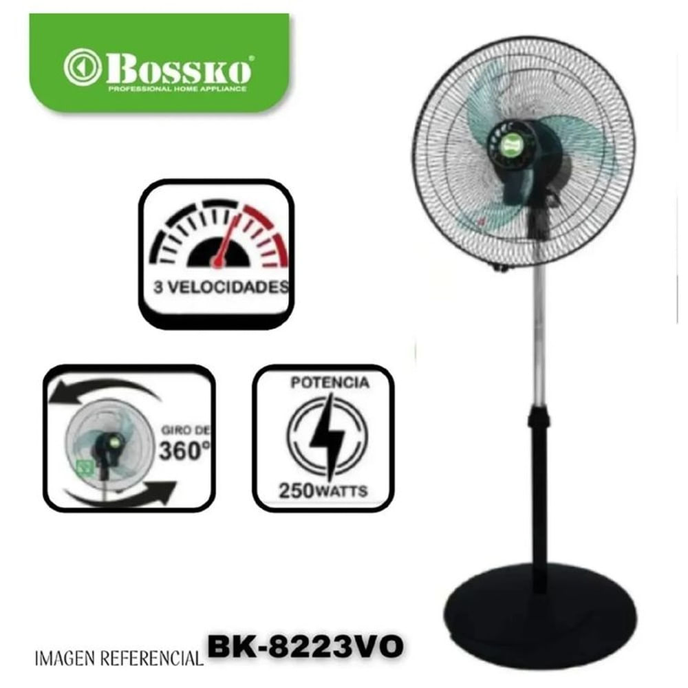 Ventilador Bossko Orbital 16"" 2 en 1 - BK-8223VO - VERDE