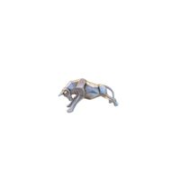 Escultura Decorativa Toro Abstracto Fuerza y Prosperidad - Adorno Elegante para Sala Regalo Ideal