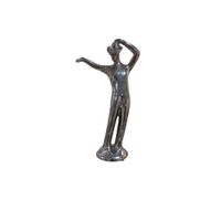 Adorno Decorativo “Rey del Pop”  Estilo Artístico Cromado - Adorno Elegante para Sala Regalo Ideal
