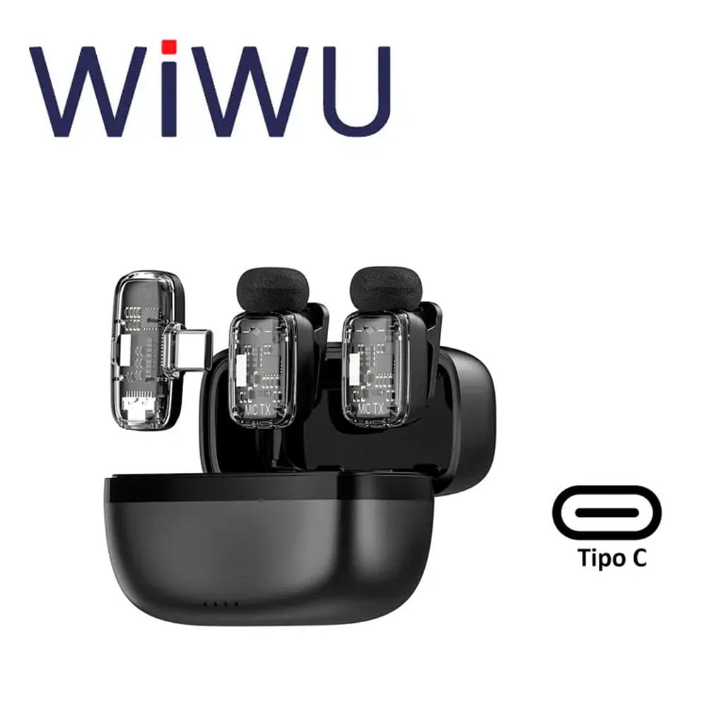 MICROFONO WIWU WI-WM008 ANC INALAMBRICO P CELULAR TIPO C