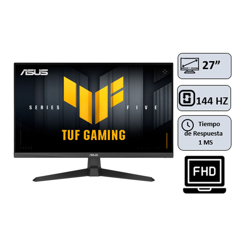 MONITOR ASUS TUF GAMING VG279QE5A 27 144HZ 1MS