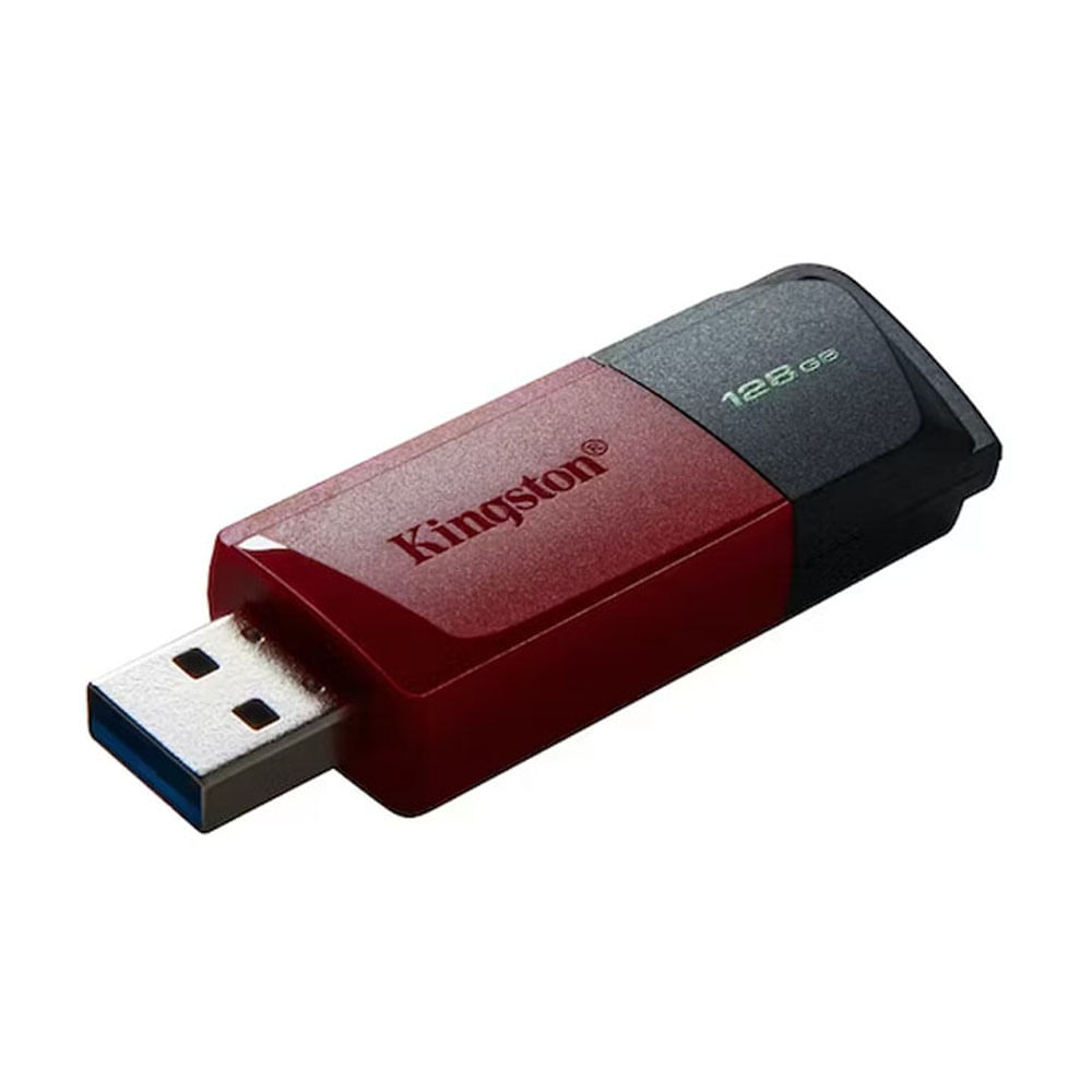 MEMORIA KINGSTON USB DTXM 128GB 3.2 NEGRO ROJO