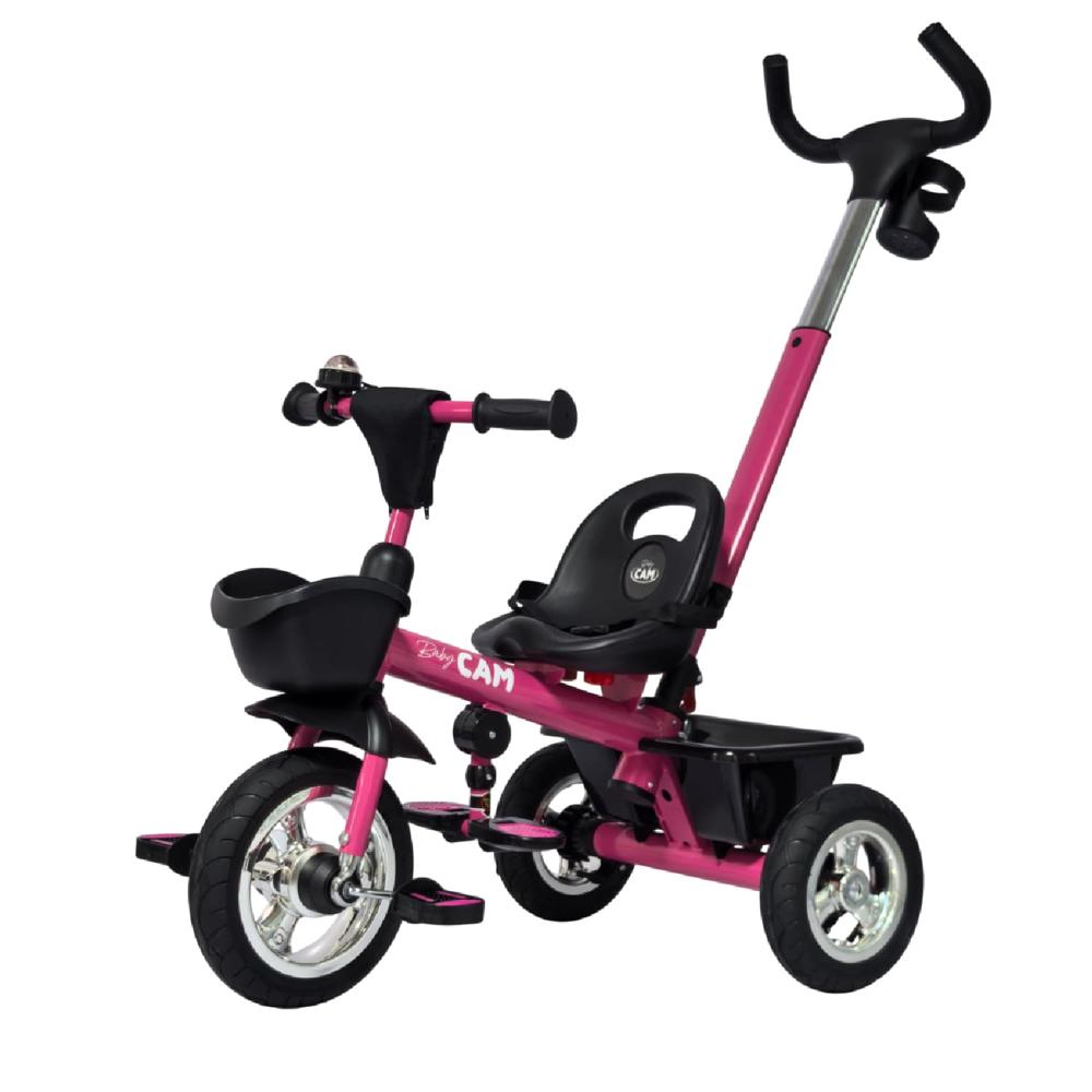 Triciclo para bebe booth baby cam fucsia