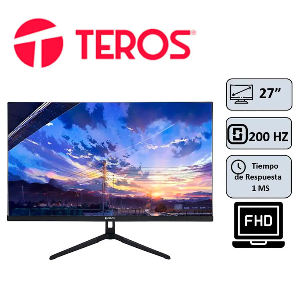 MONITOR TEROS TE-2786G 27 200HZ 1MS IPS FHD HDMI
