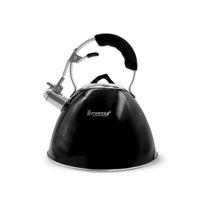 Tetera de 3 Litros FINEZZA de Acero Inoxidable Color Negro FF-T0070-IN