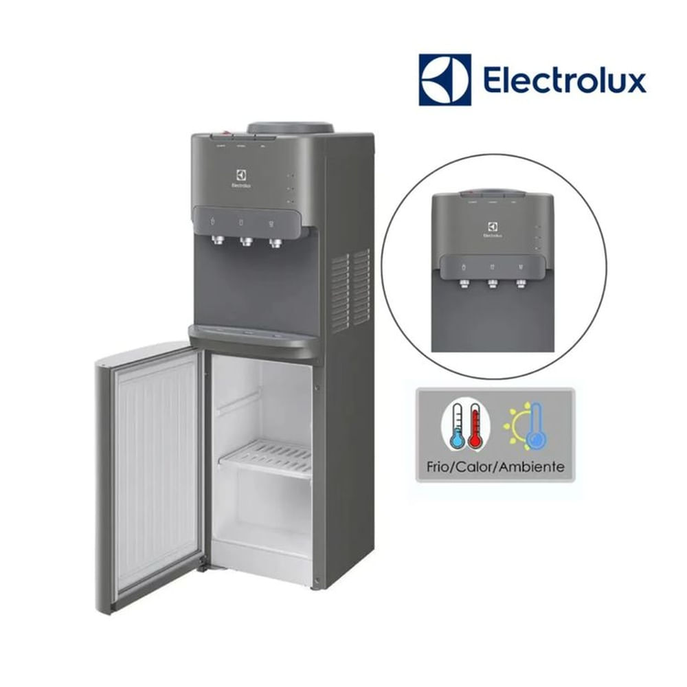 Dispensador de Agua Electrolux con Gabinete Gris EA11SR