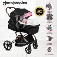 Coche Cuna Moisés de Lujo SATURNO ULTRA Pink
