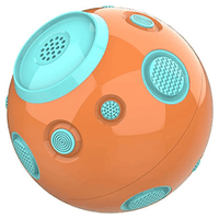 Pelota Estimulador de Juegos para Mascota con Sonido Color Naranja y Turquesa