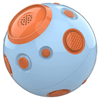 Pelota Estimulador de Juegos para Mascota con Sonido Color Azul y Naranja